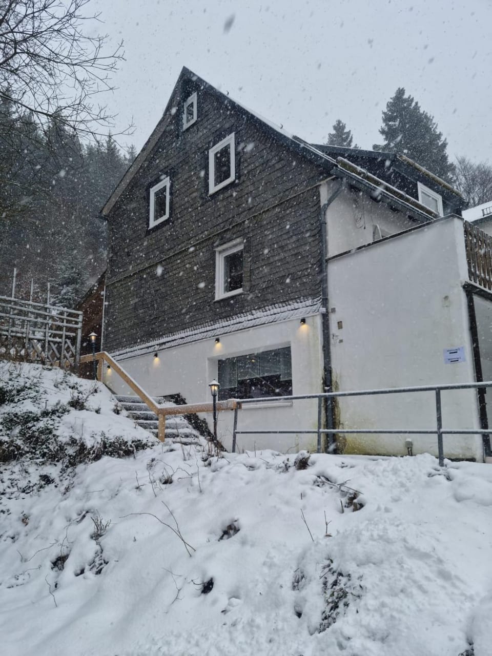 Property building, Winter