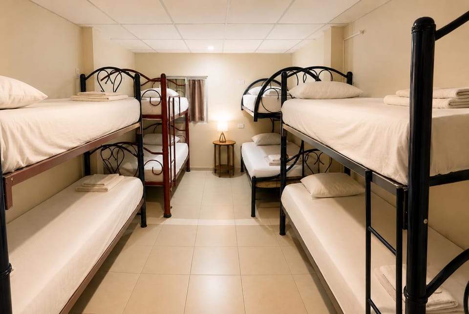 Photo of the whole room, Bedroom, bunk bed