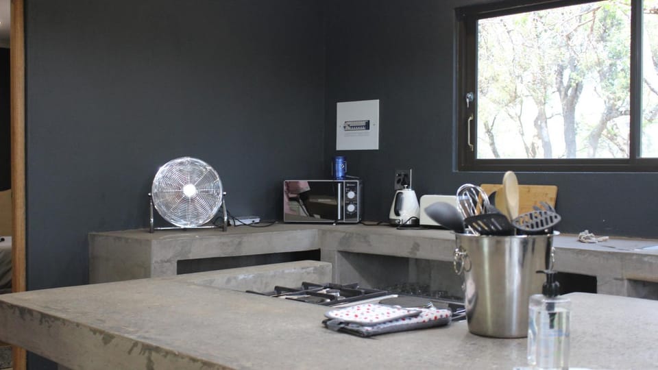 Coffee/tea facilities, Kitchen or kitchenette, fireplace