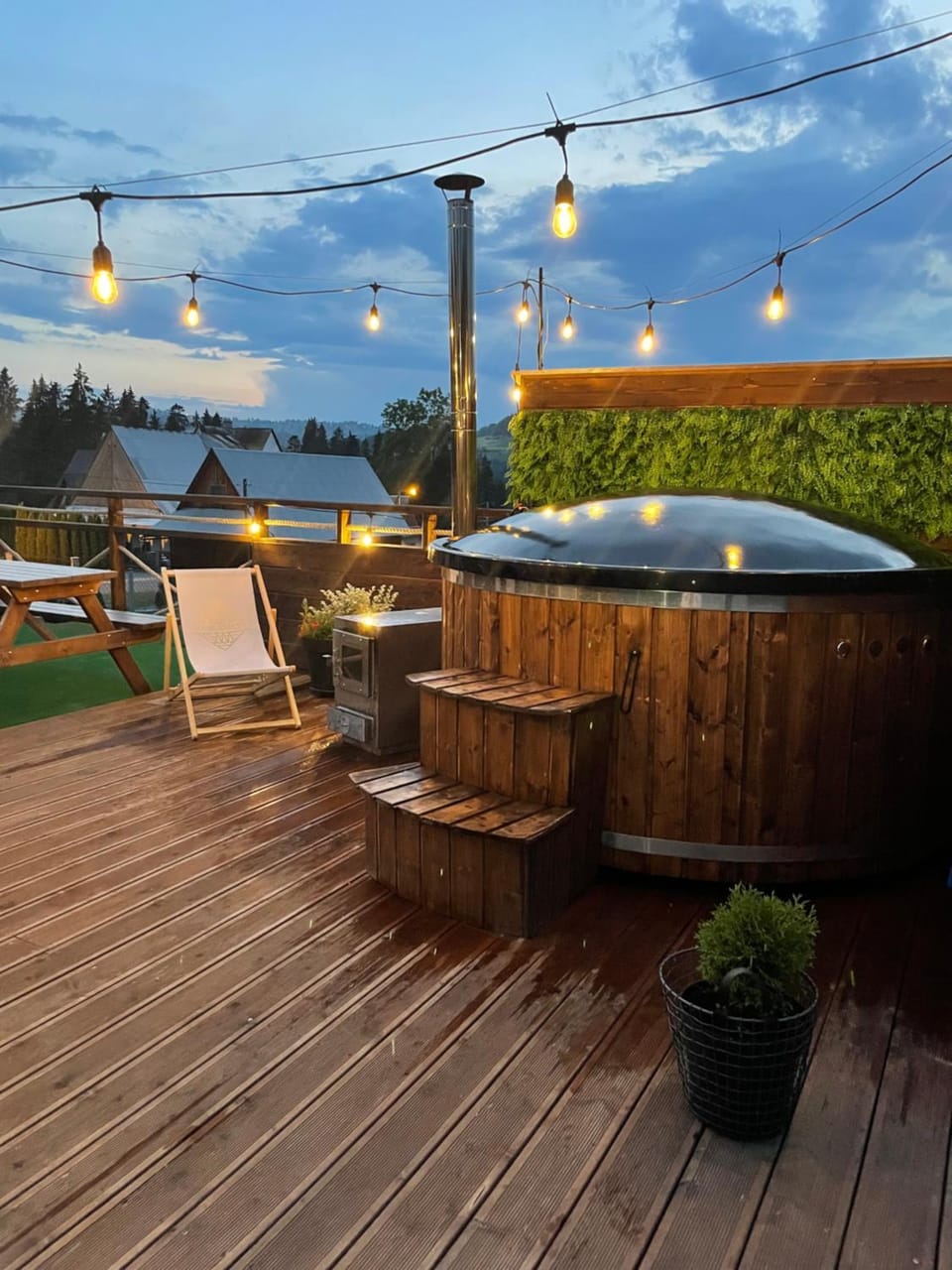 Nase Chaty- domki z balią, termy i natura Chalet in Lesser Poland Voivodeship