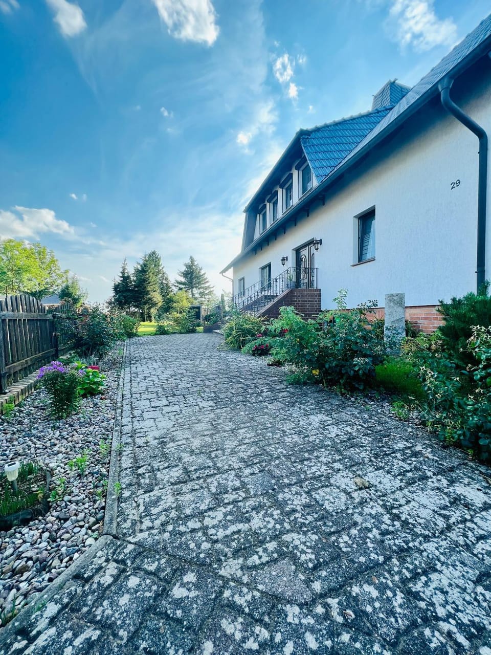Property building, Garden view