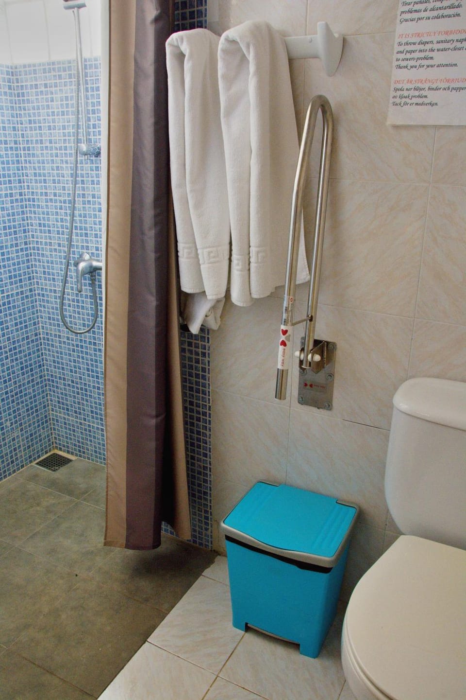Shower, Bathroom, Facility for disabled guests