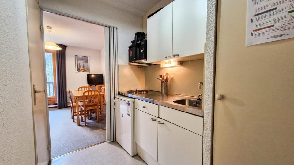 Résidence Pollux - Studio confortable avec cabine · Proche des pistes et des commerces · Balcon MAE-7415 Cabin in Arâches-la-Frasse