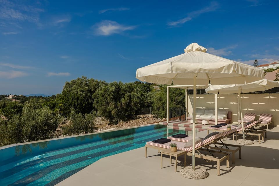 Majestic Stone Villa Sea View Pool Villa in Cephalonia