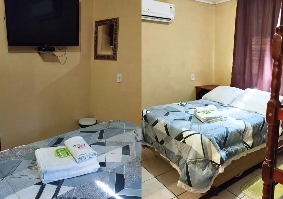 Bed, TV and multimedia, Photo of the whole room, Evening entertainment, Bedroom, towels, air conditioner