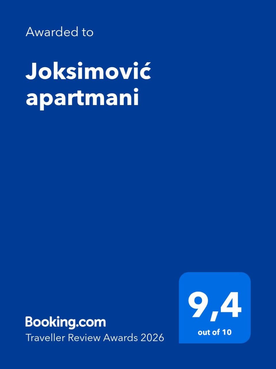 Joksimović apartmani Apartment in Montenegro