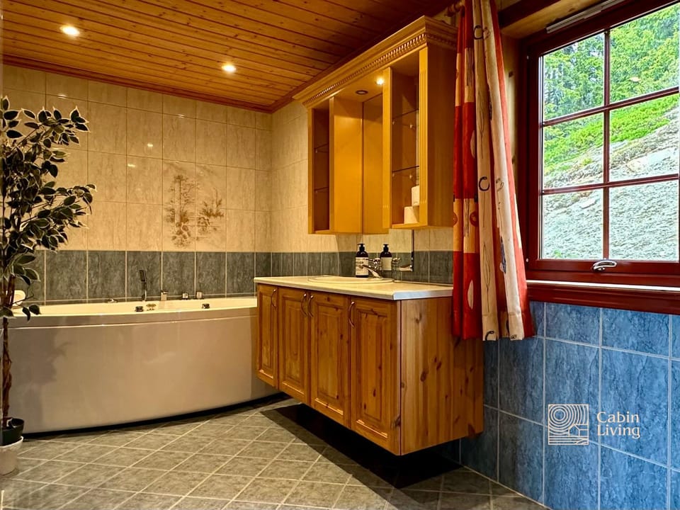 Large Cottage 2 Baths and Sauna in Sjusjøen House in Innlandet