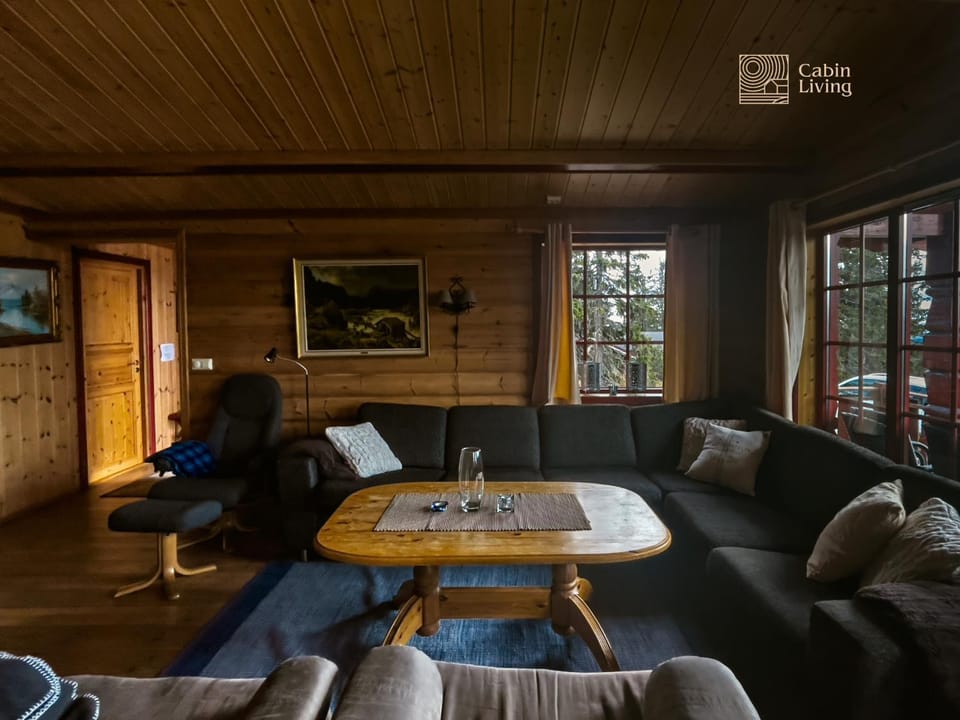 Large Cottage 2 Baths and Sauna in Sjusjøen House in Innlandet