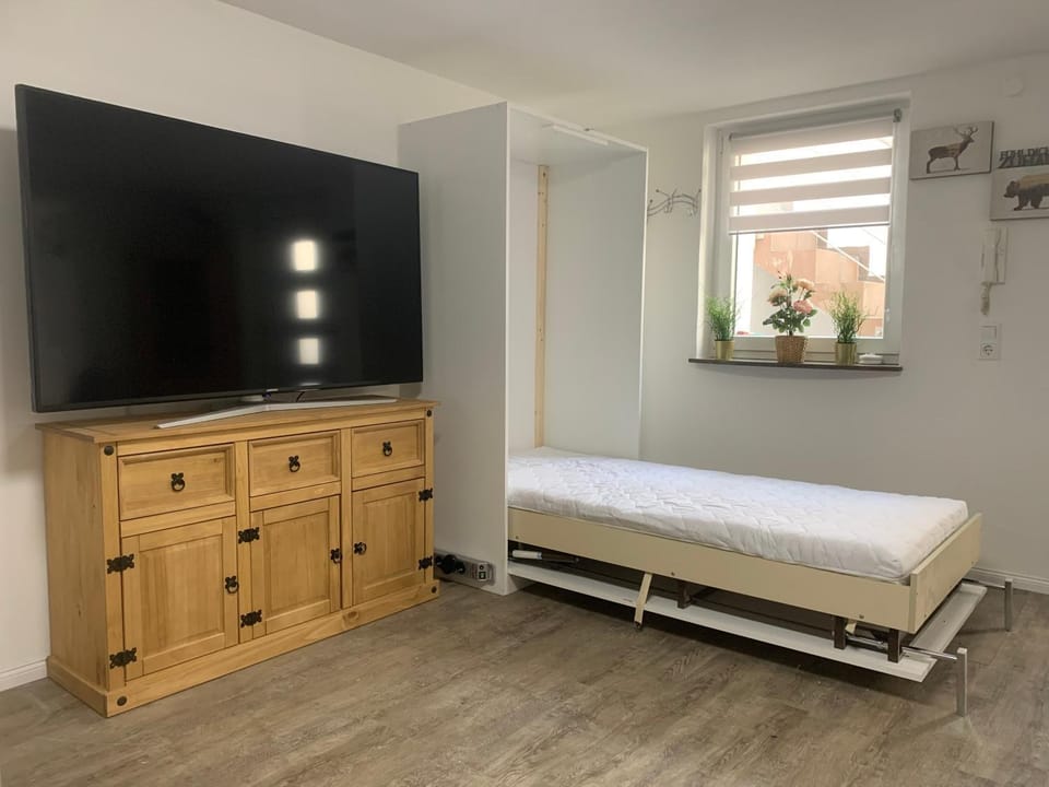 Bed, TV and multimedia, Living room