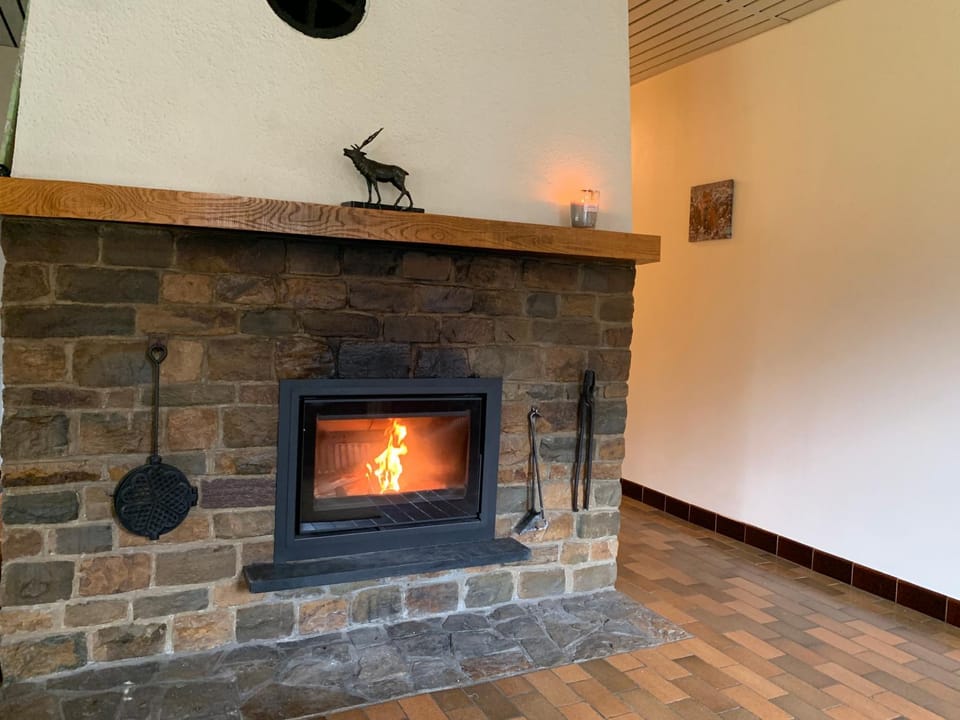 Property building, Dining area, fireplace