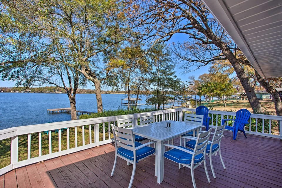 Dock & Fire Pit: Lakefront Cedar Creek Home! House in Cedar Creek Reservoir