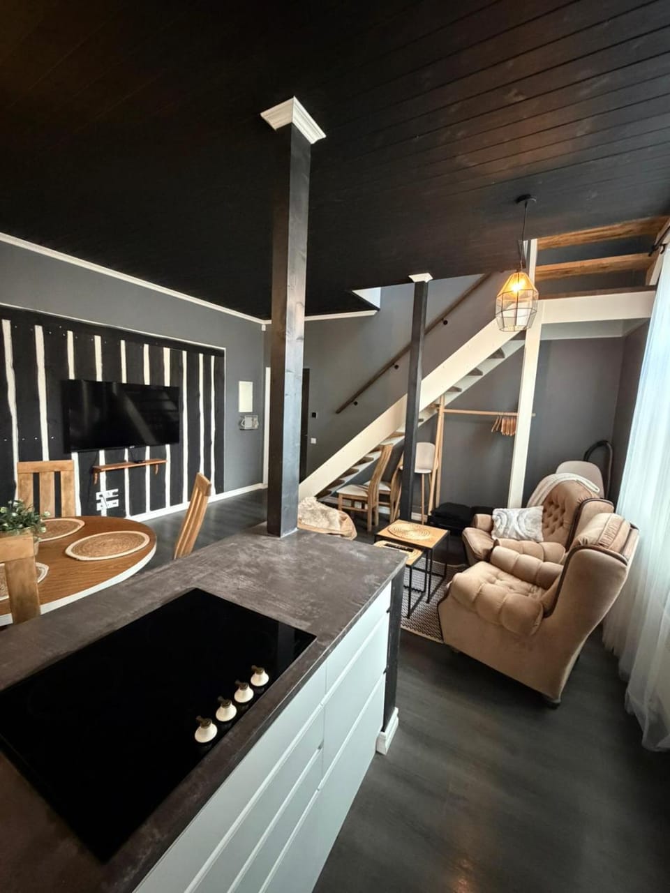 TV and multimedia, Kitchen or kitchenette, Living room, kitchen, kitchen