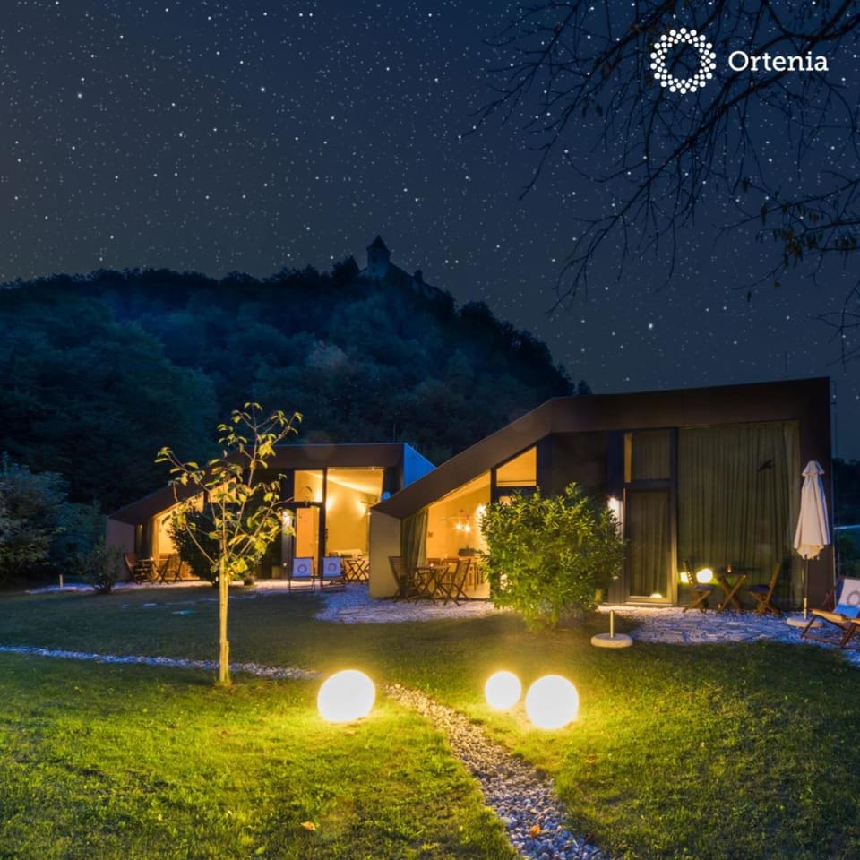 Night, View (from property/room), Garden view, Garden view