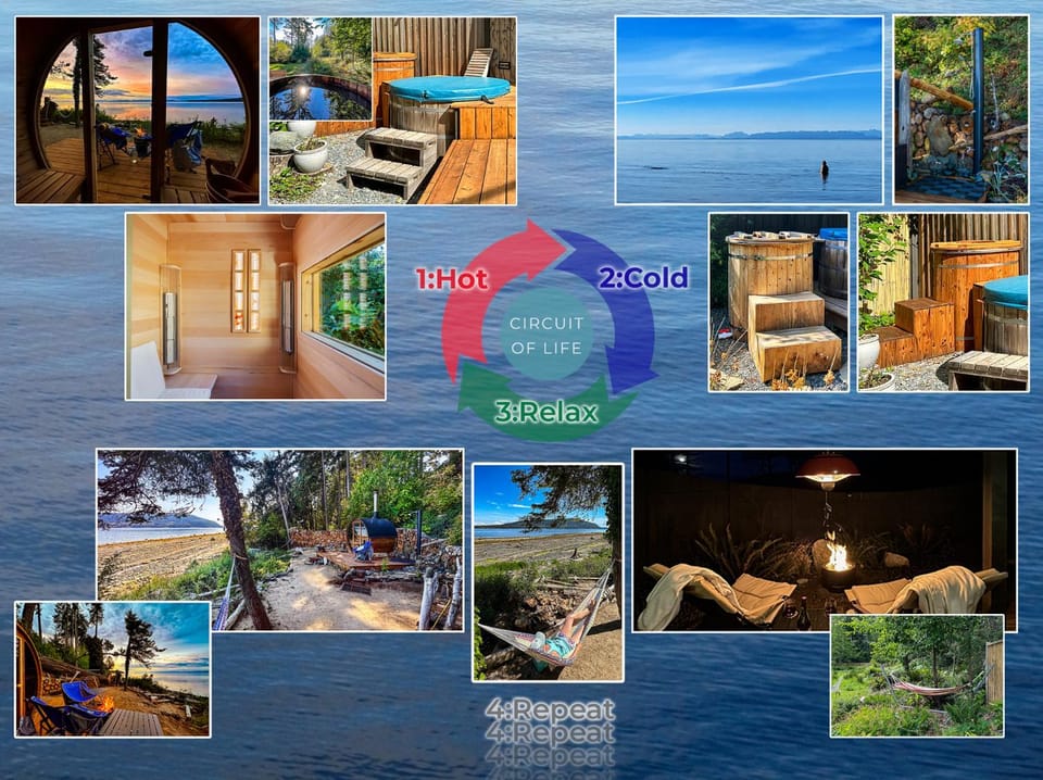 Shower, Natural landscape, Activities, Garden, Hot Tub, Sauna, View (from property/room), Spa and wellness centre/facilities, Spa and wellness centre/facilities, Seating area, Beach, On site, Garden view, Mountain view, Sea view, flat iron