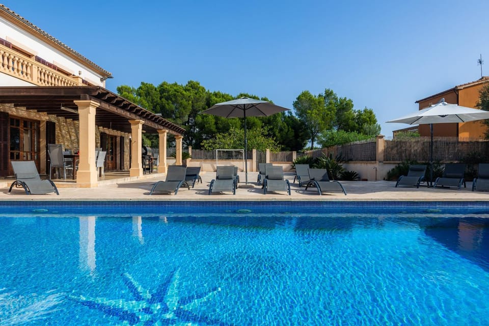 Property building, Living room, Swimming pool