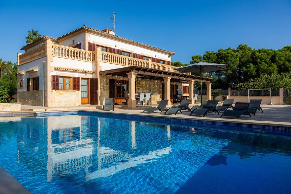 Property building, Living room, Swimming pool