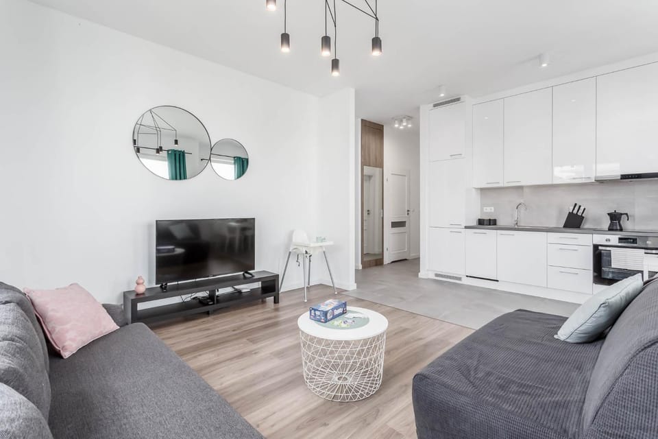 Kitchen or kitchenette, Living room, Dining area