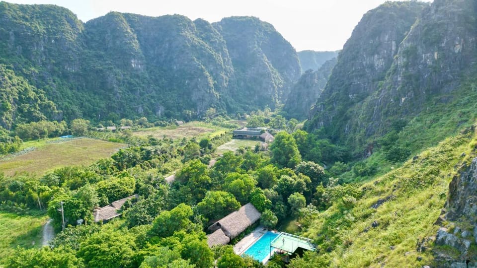 Natural landscape, Bird's eye view, Mountain view