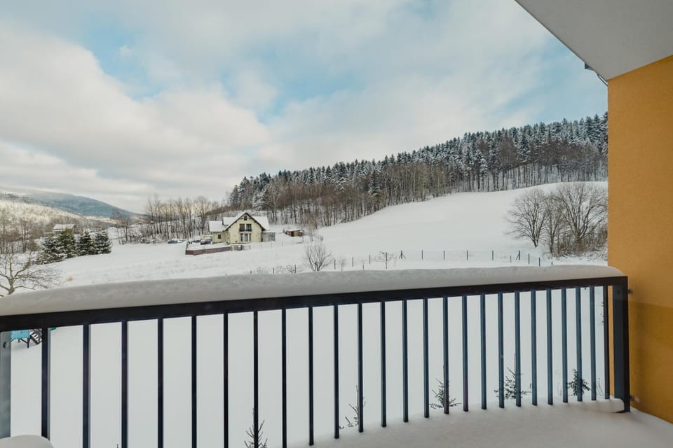 Natural landscape, Winter, Mountain view