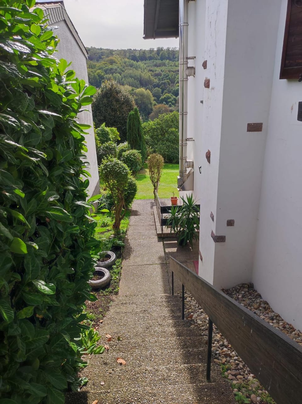Facade/entrance, Garden view