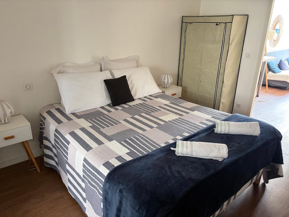 Studio cosy centre Pau proche gare lit Queen Apartment in Pau