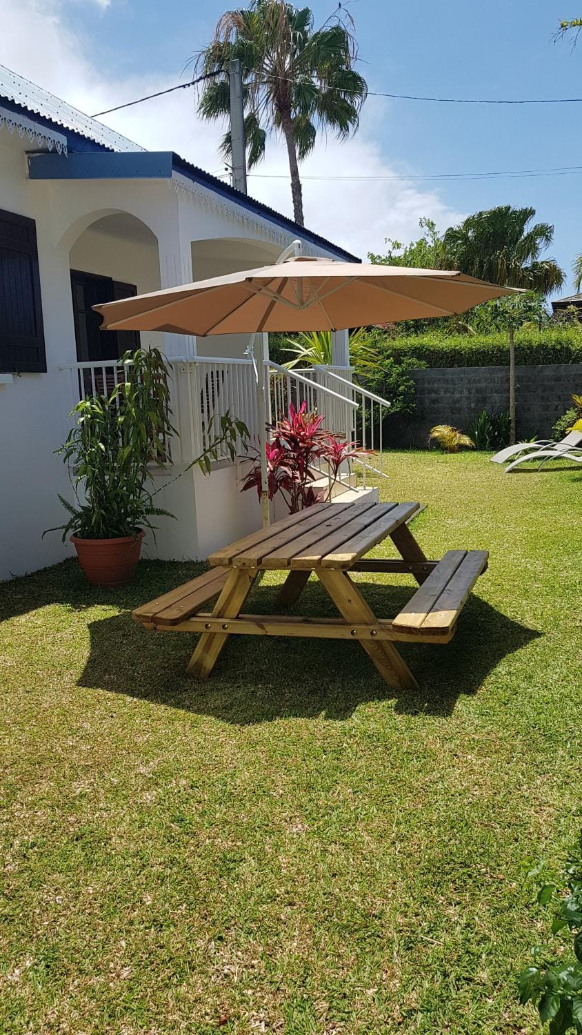 Garden view, sunbed