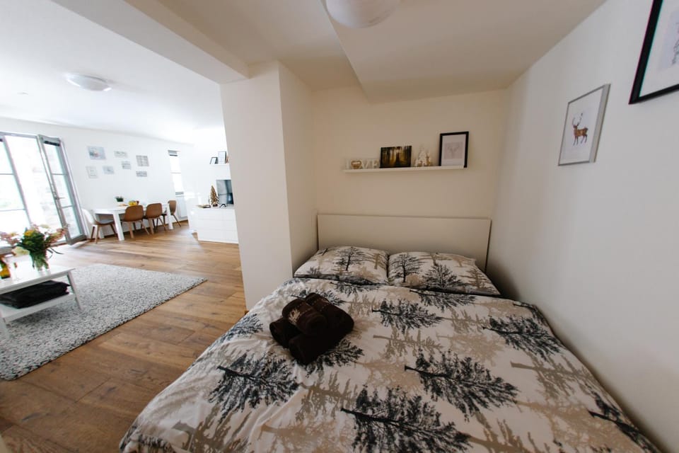 Apartmán s nádherným výhledem v centru Harrachova Apartment in Lower Silesian Voivodeship