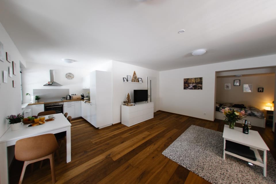 Apartmán s nádherným výhledem v centru Harrachova Apartment in Lower Silesian Voivodeship