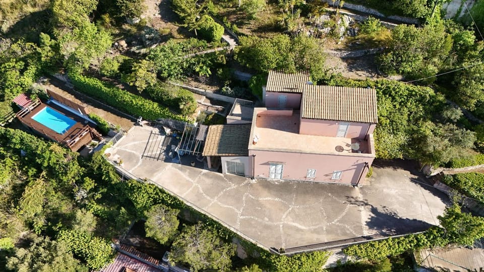 Bird's eye view, Balcony/Terrace, Garden view