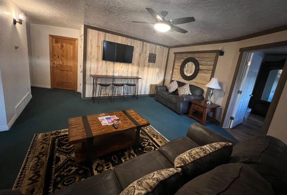 TV and multimedia, Living room, Photo of the whole room, Seating area, Dining area, Evening entertainment, fireplace