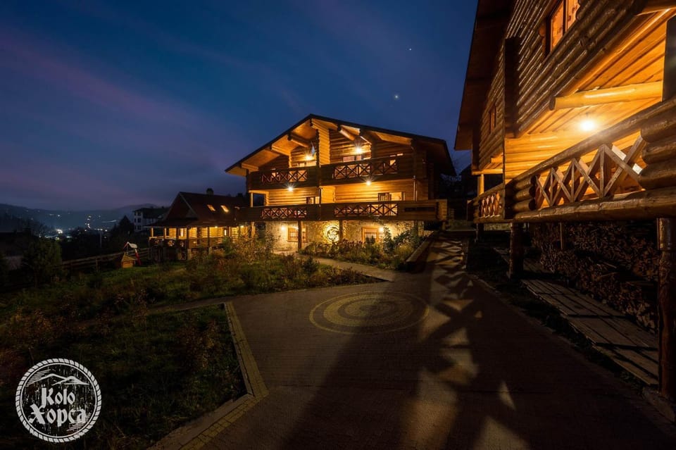 Property building, Night, Natural landscape