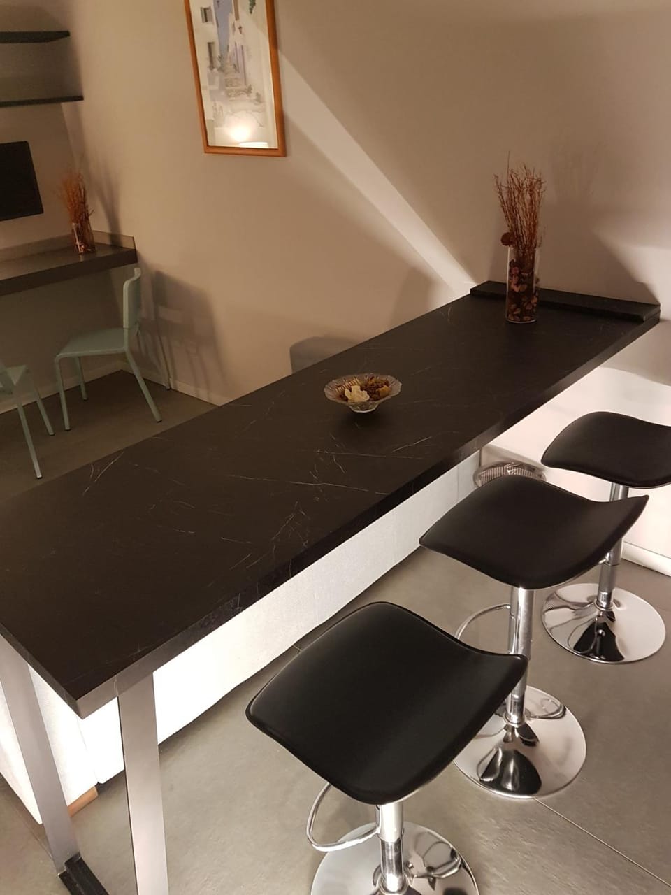 Bedroom, hair dresser