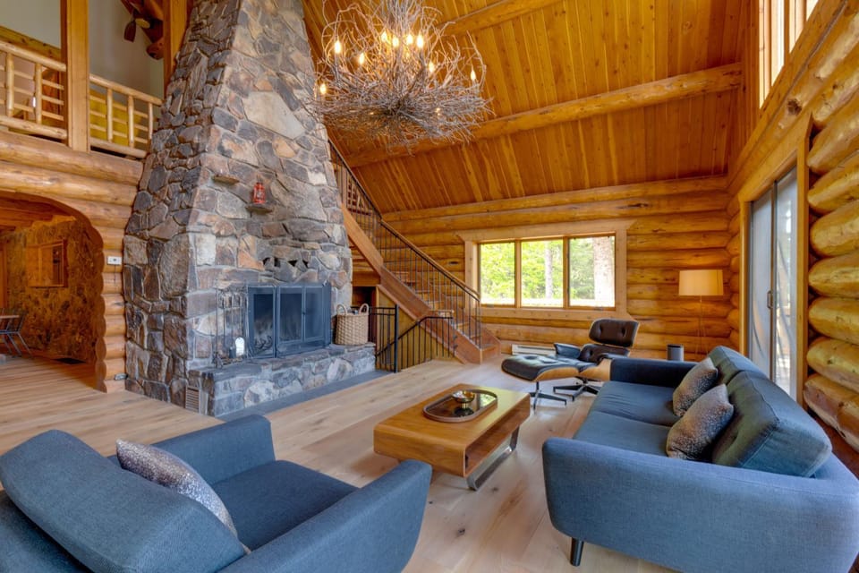 Hand-Crafted Cabin w/ Whitefish Lake Views! Cabin in Whitefish