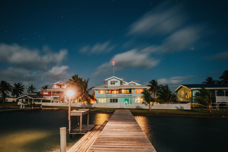 Property building, Night, Natural landscape