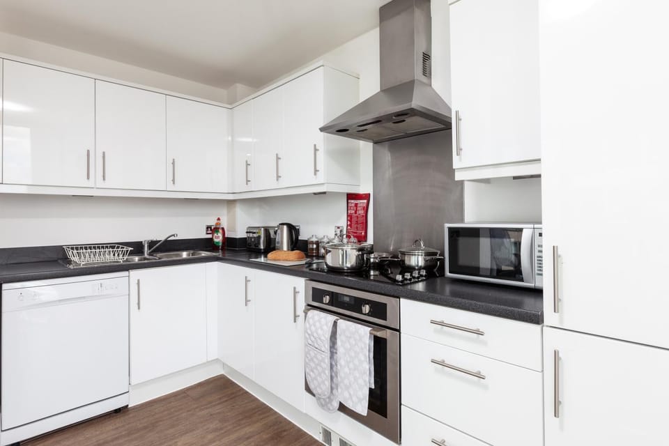 Kitchen or kitchenette, dishwasher, pet friendly, stove, kitchen