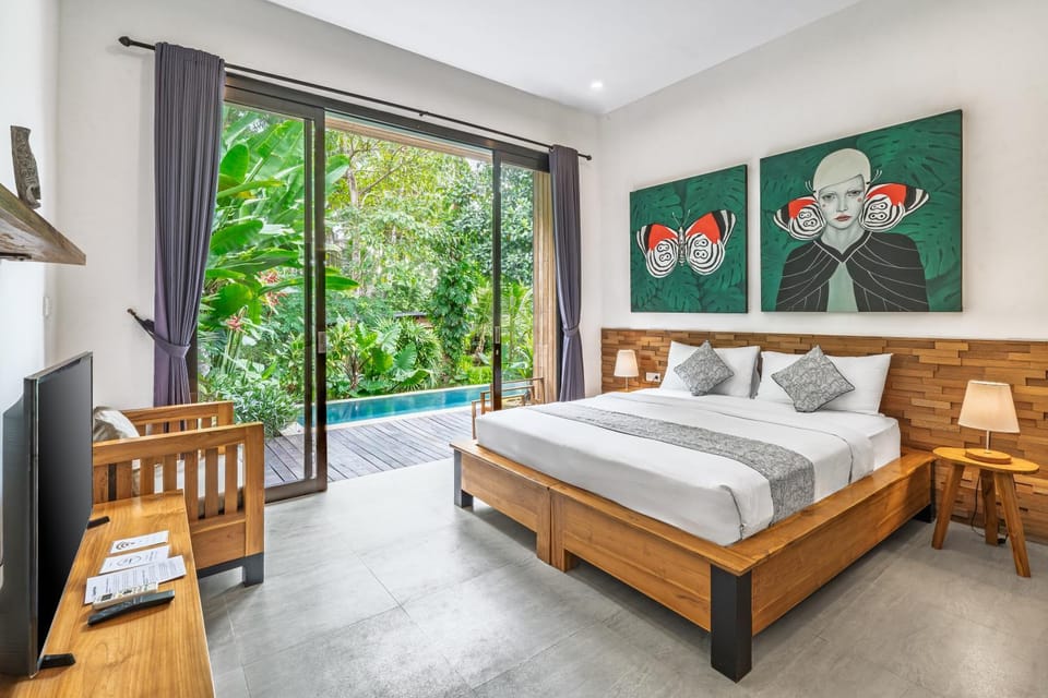 Bed, TV and multimedia, Bedroom, air conditioner