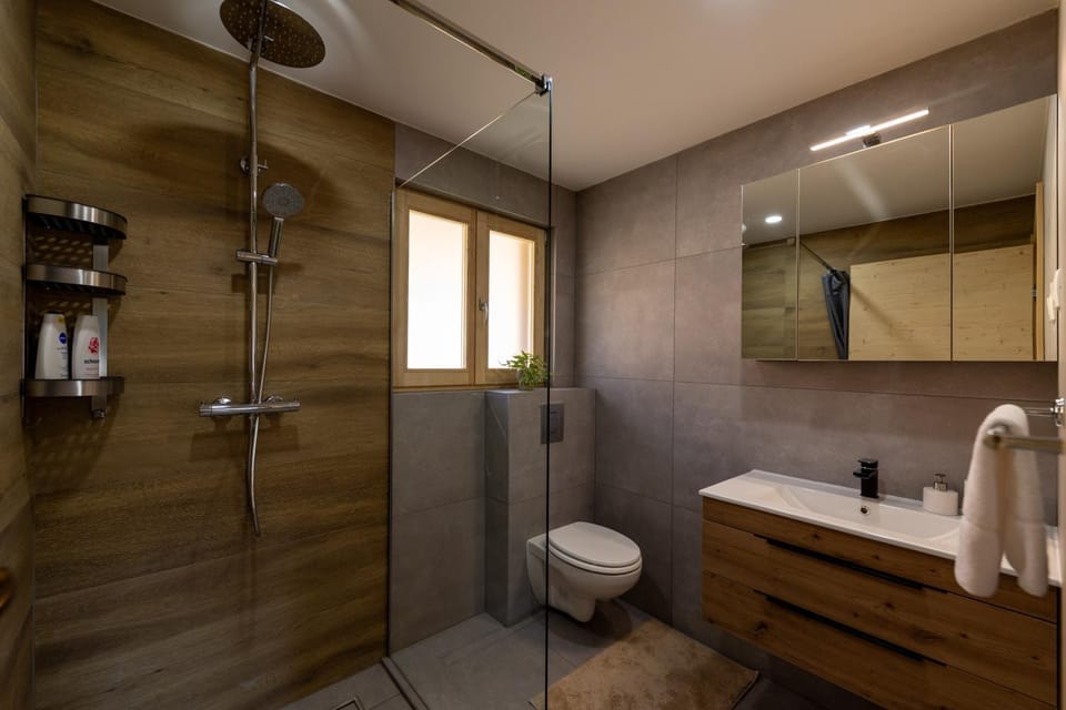 Shower, Toilet, Bathroom, towels