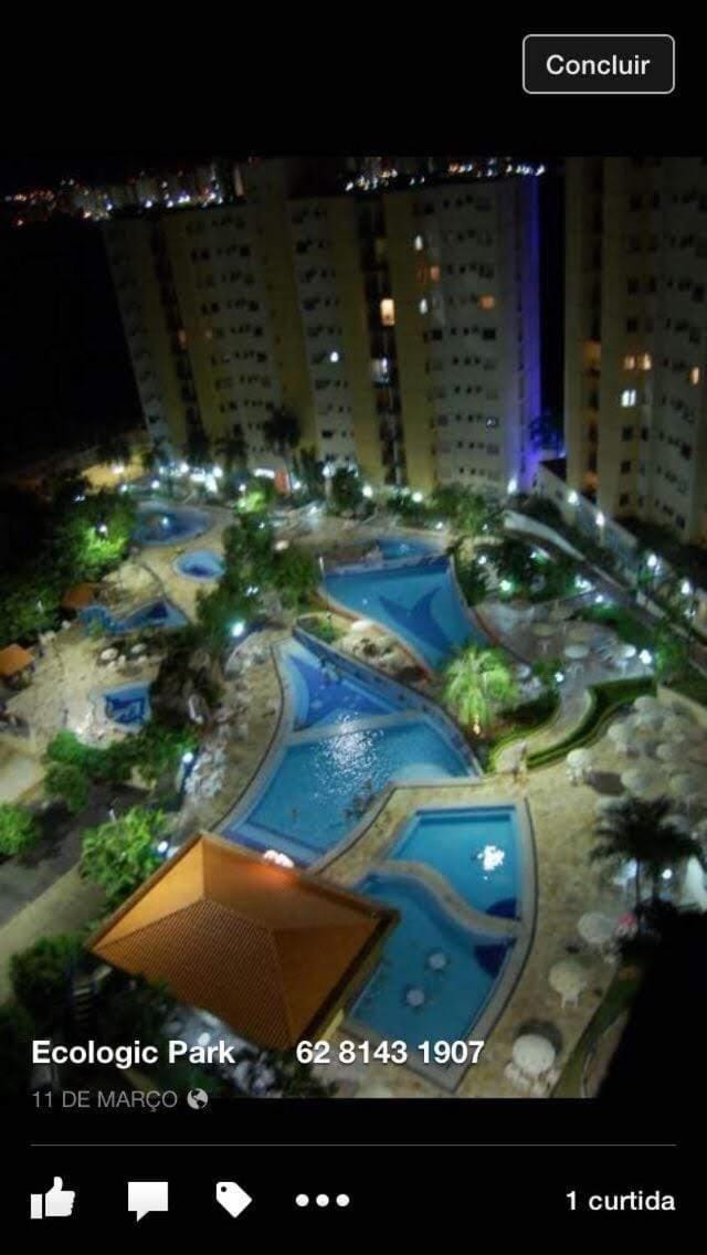 Ecologic Park ap 2 quartos para 7 pessoas 1park aquático 10 piscinas termais Apartment in State of Goiás