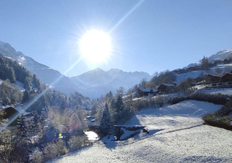 Natural landscape, Winter, Hiking, Mountain view