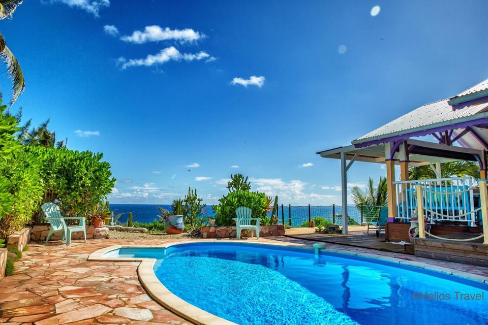 Patio, Day, Natural landscape, Garden, Balcony/Terrace, Garden view, Pool view, Sea view, Swimming pool, sunbed