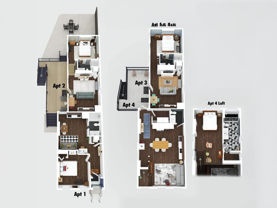 4 Apartments, Downtown, Walk to Cincy Stadiums! Apartment in Licking Riverside