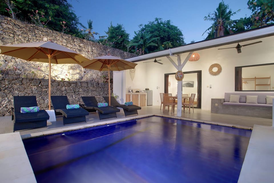 Living room, Seating area, Pool view, Swimming pool