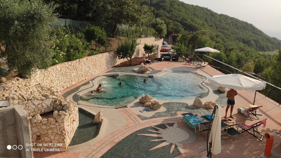 People, Bird's eye view, Pool view