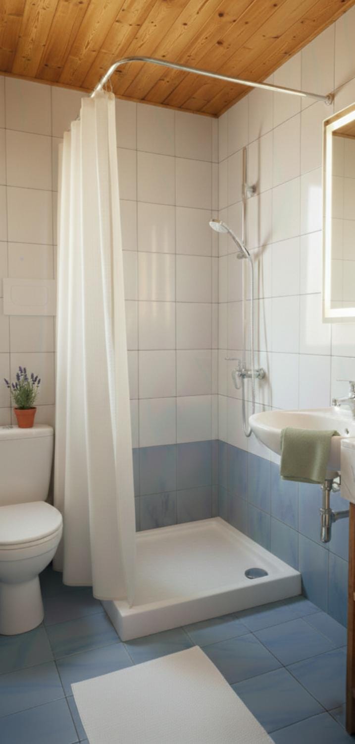 Shower, Toilet, Bathroom, towels