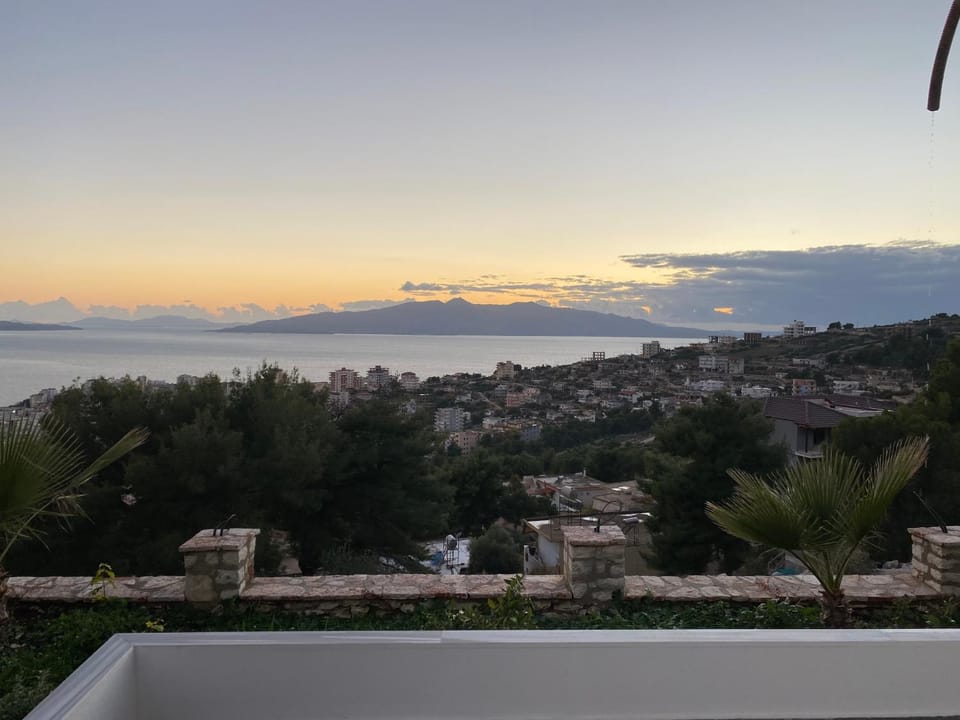 Natural landscape, City view, Sea view, Sunset