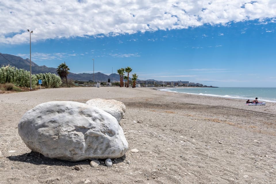 Natural landscape, Beach, Mountain view, Sea view