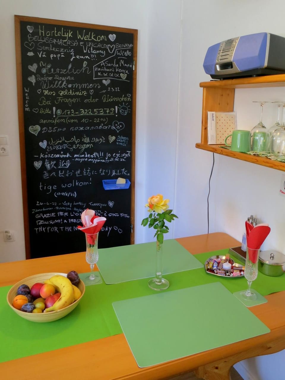 On-site shops, Dining area