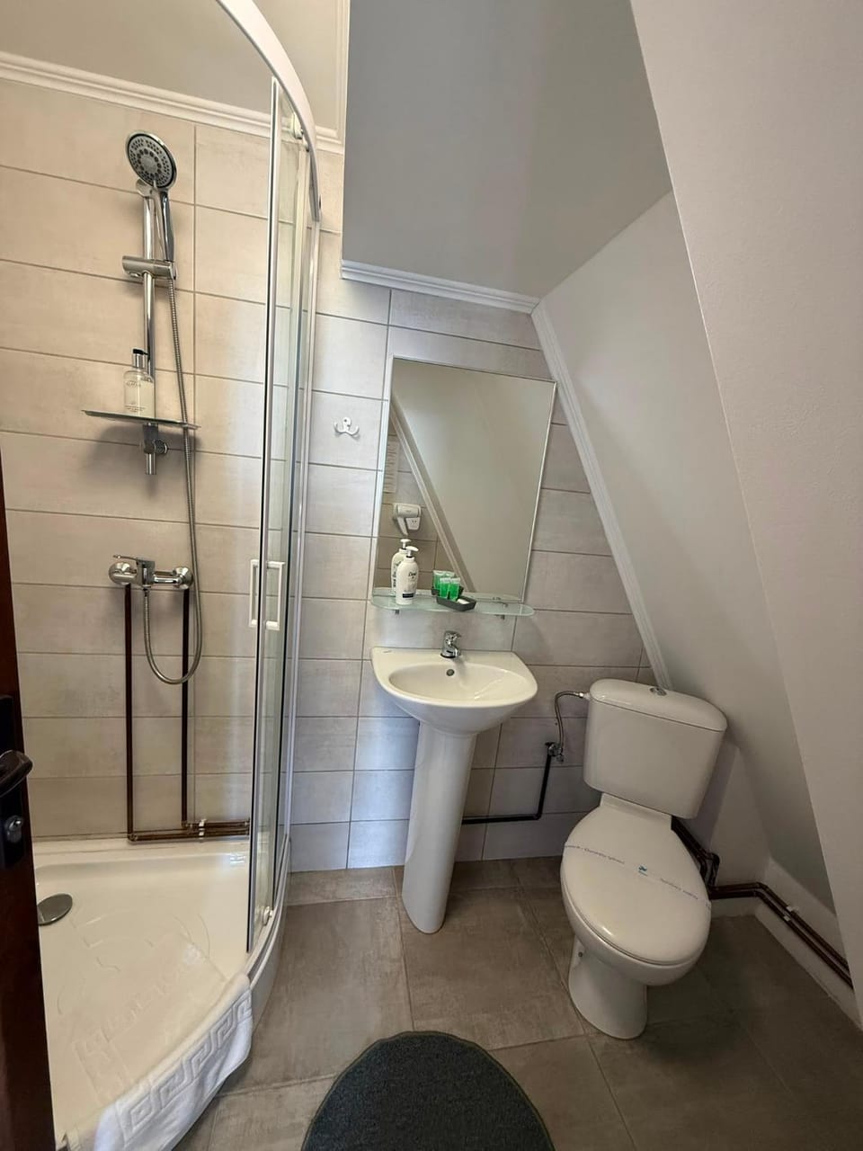 Shower, Toilet, Bathroom, towels