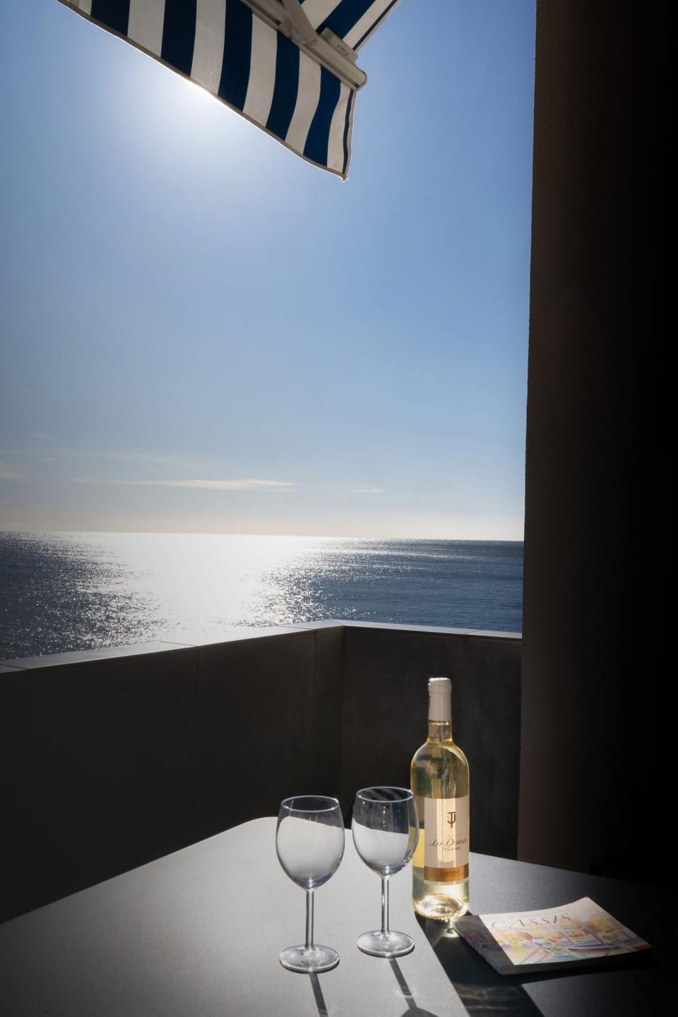 Property building, Patio, Natural landscape, Sea view