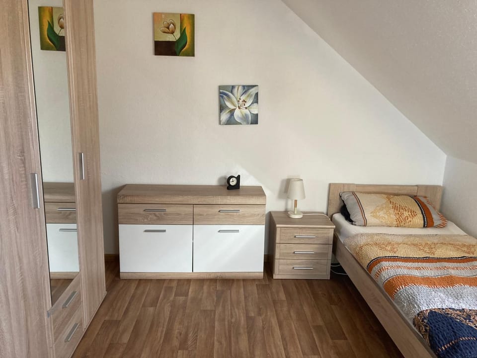 Property building, Living room, Bedroom